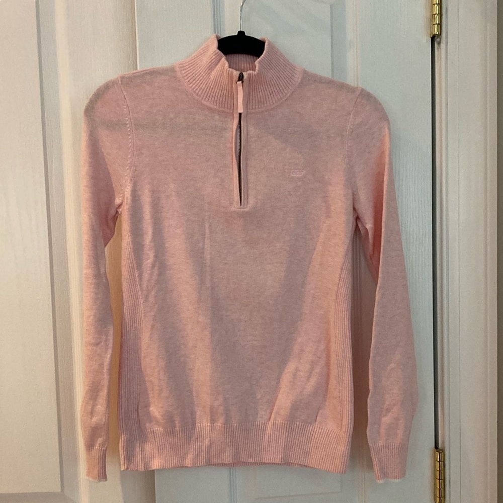 Vineyard Vines Quarter Zip Long Sleeve Sweater Size Small EUC
